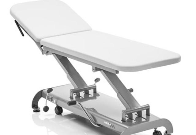Untersuchungsliege mit Rollenhalter